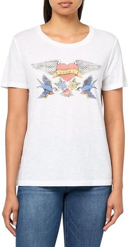 Lucky Brand Women's Lucky Love Birds Classic Crew in Saudi Arabia
