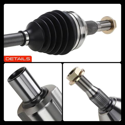 A-Premium CV Axle Shaft Assembly Compatible with Cadillac Allante 1993, DeVille 1994-1999, Eldorado, Fleetwood, Seville, Front Driver or Passenger Side in Saudi Arabia