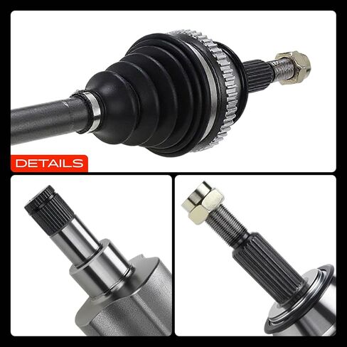 A-Premium CV Axle Shaft Assembly - Compatible with Ford Windstar 1999-2000 3.0L 3.8L - Front Right Passenger Side, Replace# XF2Z3B436AA in Saudi Arabia