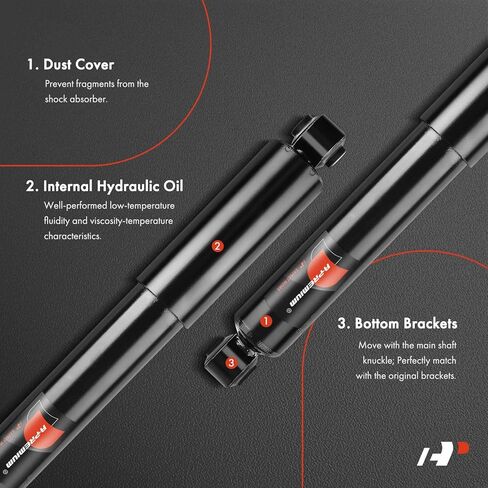 A-Premium Front Suspension Shock Absorber Compatible with International Harvester 9100i SBA 2000-2003, 9200i/9400i SBA 2000-2011, 9900i 2000-2018, 9900ix 2000-2009 in Saudi Arabia
