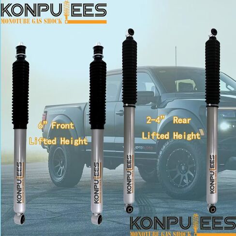 Monotube Gas Shocks Set 24-186681 of 6"Front Lift & 2-4" Rear Lift Monotube Shocks.Compatible with 2005-2016 F250 F350 Super Duty 4WD.Replacement OE for 24-062466 in Saudi Arabia