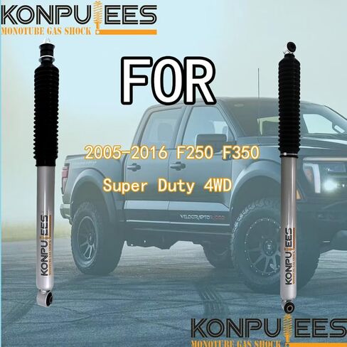 Monotube Gas Shocks Set 24-186681 of 6"Front Lift & 2-4" Rear Lift Monotube Shocks.Compatible with 2005-2016 F250 F350 Super Duty 4WD.Replacement OE for 24-062466 in Saudi Arabia