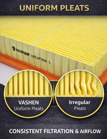 CA10242 Engine Air Filter, Fit for Ford Explorer Gas 2011-2019/2021-2023, Edge 2007-2014, Taurus 2008-2019, Flex 2009-2019 - Replaces# 7T4Z-9601-A, 7C3Z-9601-A, CY01-13-Z40A in Kuwait