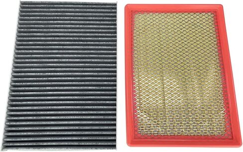 5019002AA Engine Air Filter and 4596501AB Cabin Air Filter Set Fit For 2005-2010 Chrysler 300 2008-2010 Dodge Challenger 2006-2010 Dodge Charger 2005-2008 Dodge Magnum in Kuwait