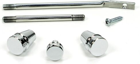 Ididit Steering 2500000020 Chrome Standard Dress-Up Knob Kit in Kuwait