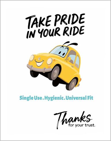 LABBYWAY 100Pcs Disposable Paper Floor Mats for Cars, Waterproof Car Foot Pads Protective Papers, Automotive Mat Covers Protector, Temporary Sticky 15.35x19.29inch in Kuwait