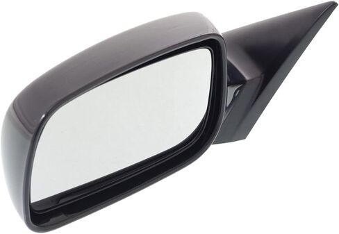 Side Mirror Replacement For 2007 2008 2009 2010 2011 Toyota Camry LE SE XLE Hybrid - Driver Side Mirror Includes Clear Lens, Housing, Cover - Black Color, Paintable, Power Glass in Saudi Arabia