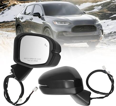 76208-3W0-A43 8 Pins Right Passenger Side Door Mirror Assembly fits for Honda HR-V EX-L/LX/SPORT 2023 2024 2025 W/Blind Spot Heated Turn Signal Light HO1321359 (Passenger Side Door Mirror) in Kuwait