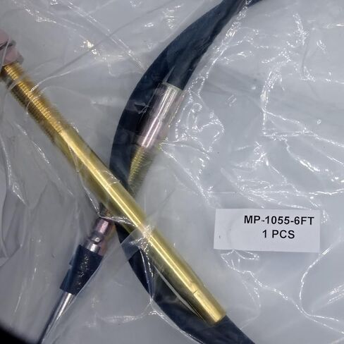 MP MASS PARTS الشاحنات الثقيلة والجرار R38DR3X06 مجموعة كابل التحكم PTO بطول 72 بوصة سلك أساسي SS 1/4 in Kuwait
