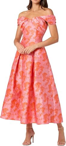 Shoshanna Women's Midnight Amelia Jacquard Tropez Dress in Saudi Arabia