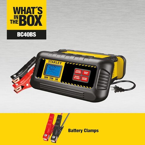 STANLEY BC40BS 40 Amp High Frequency Battery Charger with Engine Start and Patented Voltage and Alternator Check in Kuwait