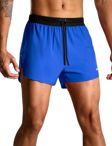 MIER Limitless - Mens 2.5" Lightweight Marathon Running Shorts, Quick Dry Cooling Racing Shorts with Pocket, Brief-Lined in Saudi Arabia