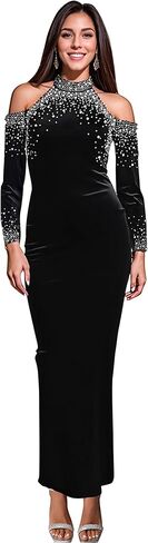Fully Lined Soft Sequin Evening Dress for Women Formal,Wedding,Prom,Gala in Saudi Arabia