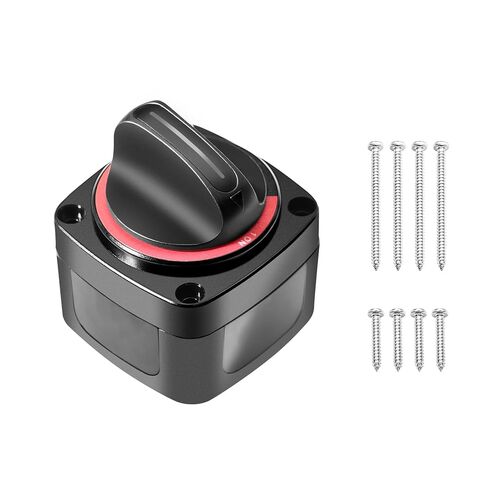 Recoil BS3-2 1-Off-2 3 Position Battery Switch 12V-48V DC, Power Cut Off Master Switch for Car, RV, Truck, Trailer, Marine and Boat 1 On/Off/2 On in Saudi Arabia