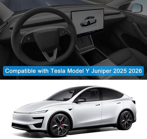 حامل لوحة الترخيص الأمامي لسيارة Tesla Model Y Juniper 2025 2026، بدون إطار لوحة ترخيص مثقاب لملحقات Tesla Model Y Juniper مع تصميم مضاد للسرقة in Saudi Arabia