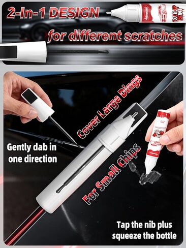 Black Touch Up Paint for Nissan, Car Paint Scratch Repair Exact Match, Easy to Use Fix Chips and Nicks Scuff(Gloss Black) in Saudi Arabia