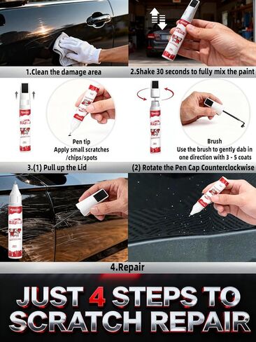Black Touch Up Paint for Nissan, Car Paint Scratch Repair Exact Match, Easy to Use Fix Chips and Nicks Scuff(Gloss Black) in Saudi Arabia