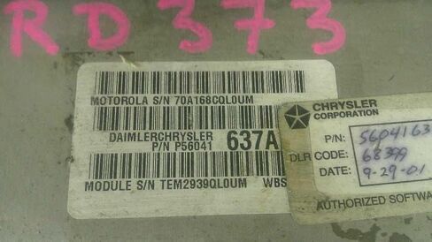 Engine ECM Control Module 4.0L Fits 00 Compatible with Grand Cherokee 56041637AC P56041637AC in Saudi Arabia