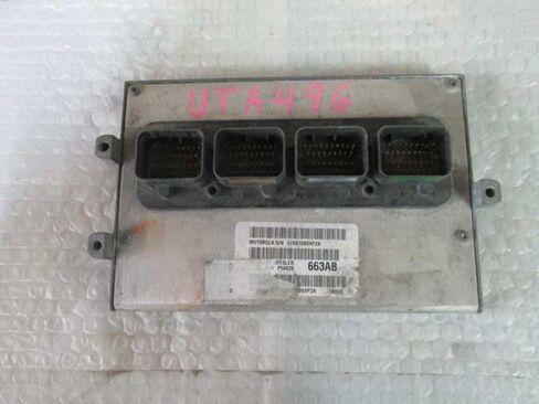Engine ECM Control Module 5.7L Fits 03 Compatible with Dodge 2500 Pickup P56028663AB 56028663AB in Saudi Arabia