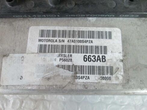 Engine ECM Control Module 5.7L Fits 03 Compatible with Dodge 2500 Pickup P56028663AB 56028663AB in Saudi Arabia