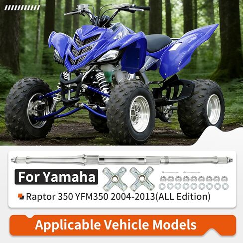 Rear Axle Shaft & Wheel Hubs Kit For Yamaha Raptor 350 YFM350 2004-2013 5YT-25381-10-00 1PE-F53K0-00-00 in Kuwait