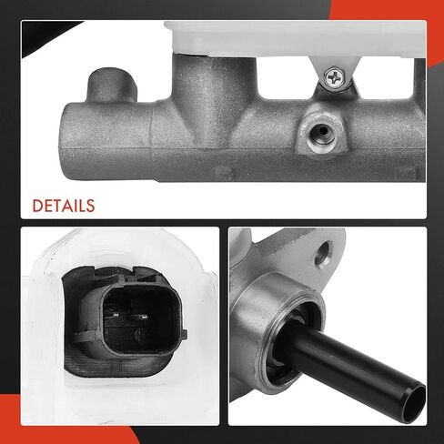 A-Premium Brake Master Cylinder with Reservoir and Cap Compatible with Honda Vehicles - For Fit 2009 2010 2011, L4 1.5L - Replaces 46100TF0Y01, 46101TK6305 in Saudi Arabia