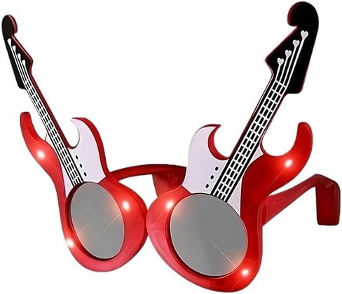 blinkee Guitar LED Sunglasses Red in Kuwait