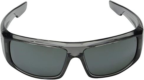 Spy Logan Sunglasses Clear Smoke Frame/Grey w/Silver Mirror Lens in Saudi Arabia