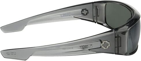 Spy Logan Sunglasses Clear Smoke Frame/Grey w/Silver Mirror Lens in Saudi Arabia