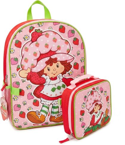 DIBSIES Personalized Backpack and Lunch Box Combo created using Strawberry Shortcake Backpack and Lunch Box in Kuwait