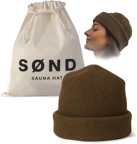 Sauna Hat – Natural Merino Wool Sauna Accessory for Heat Protection – Eco-Friendly, Lightweight & Durable in Kuwait