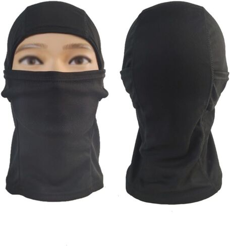 Sport Full Face Neck Mask Breathable Cycling Balaclava Headwear Portable Mesh Fabric Cycling Face Mask for Men(Black) in Saudi Arabia