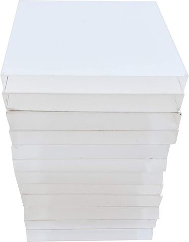 Clear Choice 12 Pack Acrylic Laser Cut Bases Unpeel | Multipurpose, Display Small Pottery, Mineral Specimens, Mini Figuring’s and More (2.00 x 2.000 x .187) in Kuwait