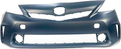FitParts Compatible With Front Bumper Cover 2012 2013 2014 Toyota Prius V 12 13 14. New, Primed & Ready for Paint. Halogen Headlights, W/Pre-Collision Stm Holes. TO1000389 5211947926 in Saudi Arabia