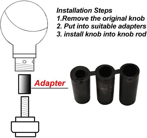 مقبض ناقل الحركة في السيارة، مقبض سكين بمقبض مسدس، مقبض ناقل الحركة من الراتنج، ملحقات ناقل الحركة اليدوي العالمي للسيارة مع محول ومفتاح ربط (متعدد الألوان) in Kuwait