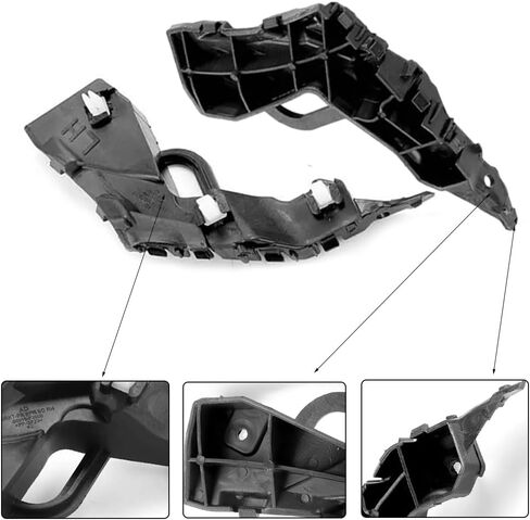 Riloer Front Bumper Retainers Brackets, 2017-2018 Compatible with Hyundai Compatible with Elantra Sedan, 86515-F2000 86516-F2000 in Saudi Arabia