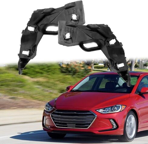 Riloer Front Bumper Retainers Brackets, 2017-2018 Compatible with Hyundai Compatible with Elantra Sedan, 86515-F2000 86516-F2000 in Saudi Arabia