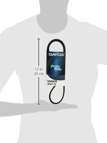 Dayco 5040439 Serpentine Belt , Black in Saudi Arabia