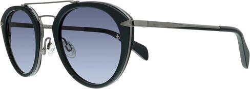 Rag And Bone RNB1017/S 9O 0807 Black Round Sunglasses for womens in Saudi Arabia