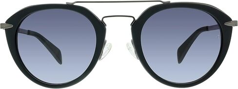 Rag And Bone RNB1017/S 9O 0807 Black Round Sunglasses for womens in Saudi Arabia