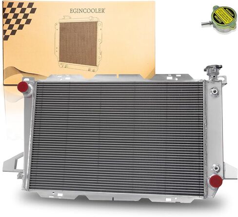3 Core Row Aluminum Radiator for 1985-1996 Ford F150 F250 F350 Bronco 85-96 86 87 88 89 90 91 92 93 94 95 4.9L All Aluminum Radiador para Ford for Ford Radiators in Kuwait