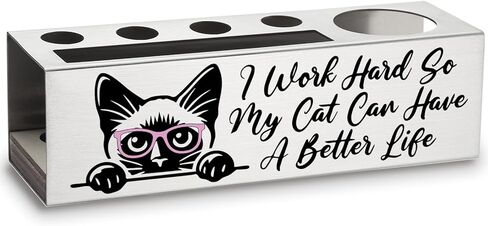 French Bulldog Pencil Holder, Funny French Bulldog Dog Owner Lover Coworker Friends Office Desk Decor Organizer Accessories Gifts Stainless Steel Pen Holders Apen7 in Kuwait