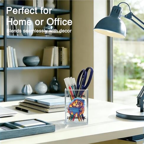 إنه جيد. أنا بخير. حامل قلم رصاص منظم من الأكريليك من كل شيء، منظم مكتب سلة المهملات الراكون، هدايا فكاهية للمفكرين القلقين، هدايا العودة إلى المدرسة لابنة أخت in Kuwait