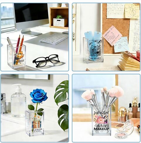 إنه جيد. أنا بخير. حامل قلم رصاص منظم من الأكريليك من كل شيء، منظم مكتب سلة المهملات الراكون، هدايا فكاهية للمفكرين القلقين، هدايا العودة إلى المدرسة لابنة أخت in Kuwait