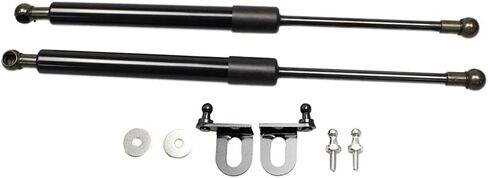 TSUBASA Lift Supports for Nissan 370Z Fairlady Z Z34 2009-2020 Front Hood Bonnet Modify Gas Struts Carbon Fiber Shock Dampers Spring Prop Rod Bar (2PCS) (Normal Black) in Saudi Arabia