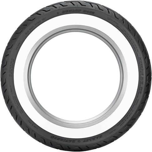 Dunlop D402 Rear Motorcycle Tire MU85B-16 (77H) Wide White Wall Compatible With Harley-Davidson Road King Classic FLHRC/I 2004-2008 in Kuwait