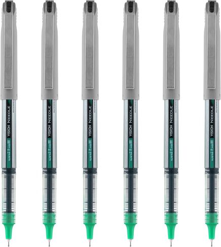 uniball Vision Needle Rollerball Pen, Fine Point (0.7mm), Blue Ink, 6 Pens in Saudi Arabia