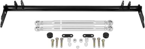 Front Suspension Traction Control Tie Bar Compatible with 1988-1991 Honda Civic CRX Black Steel Lower Tie Bar Suspension Control Arm Kit Steel & Aluminium Powder Coated in Kuwait