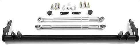 Front Suspension Traction Control Tie Bar Compatible with 1988-1991 Honda Civic CRX Black Steel Lower Tie Bar Suspension Control Arm Kit Steel & Aluminium Powder Coated in Kuwait