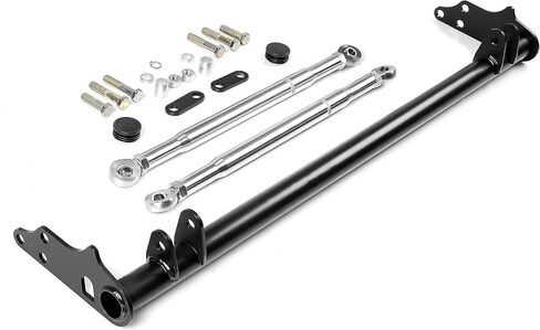 Front Suspension Traction Control Tie Bar Compatible with 1988-1991 Honda Civic CRX Black Steel Lower Tie Bar Suspension Control Arm Kit Steel & Aluminium Powder Coated in Kuwait